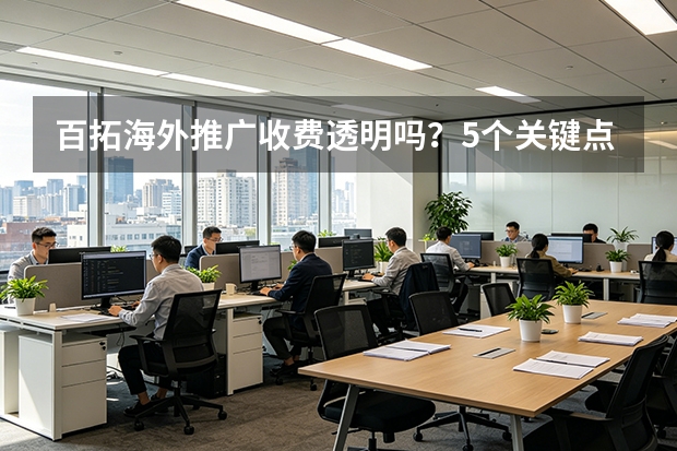 百拓海外推广收费透明吗？5个关键点识破隐藏费用