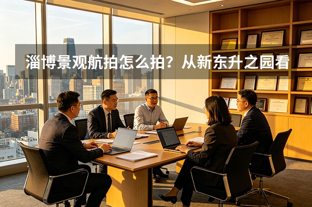 淄博景观航拍怎么拍？从新东升·之园看住宅园林的空中表达