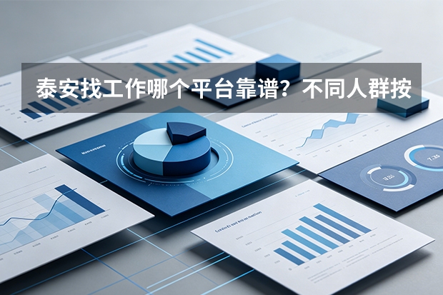 泰安找工作哪个平台靠谱？不同人群按需选，这份指南更省心