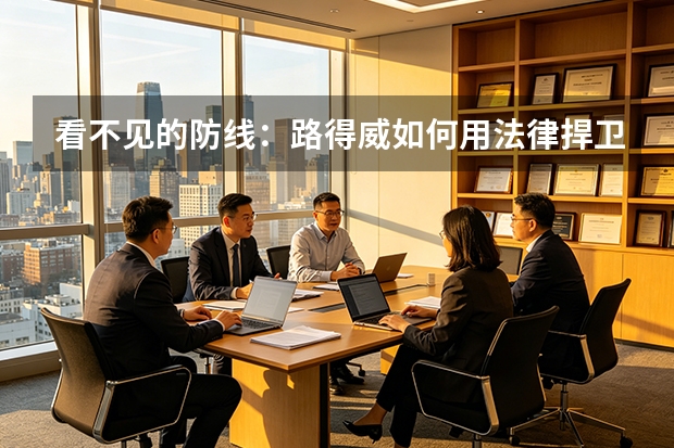 看不见的防线：路得威如何用法律捍卫知识产权
