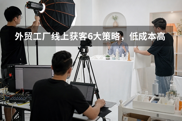 外贸工厂线上获客6大策略，低成本高效询盘实战指南