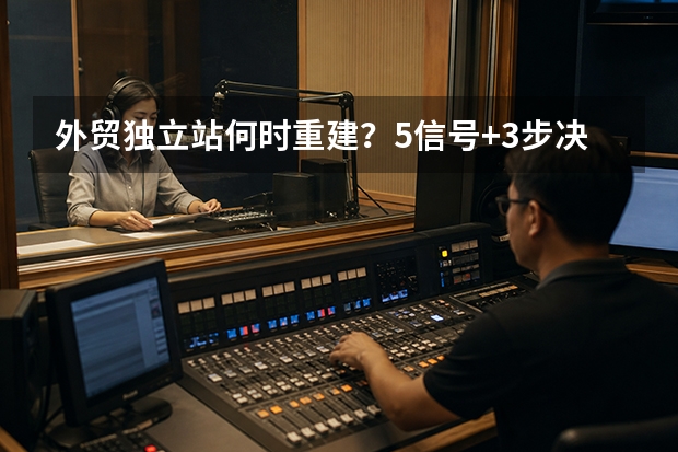 外贸独立站何时重建？5信号+3步决策法