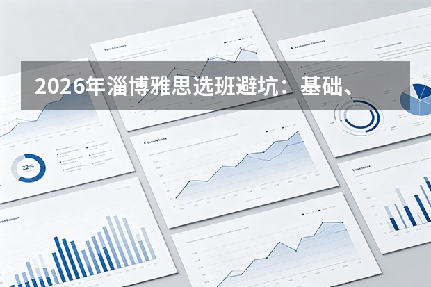 2026年淄博雅思选班避坑：基础、目标与预算三维精准选型指南