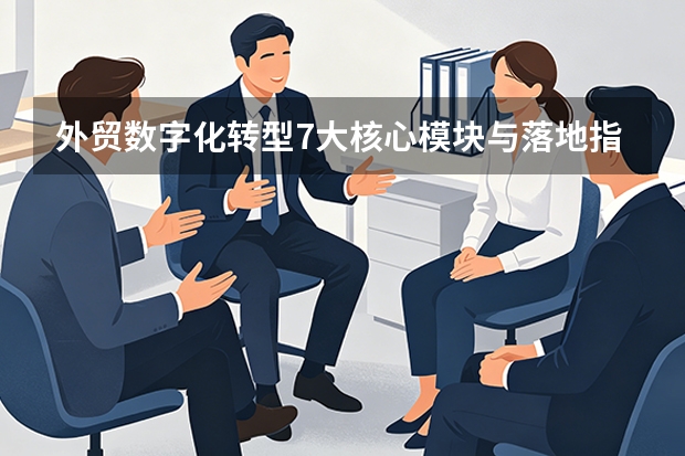 外贸数字化转型7大核心模块与落地指南，企业必看！