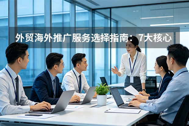 外贸海外推广服务选择指南：7大核心要点与3组关键对比